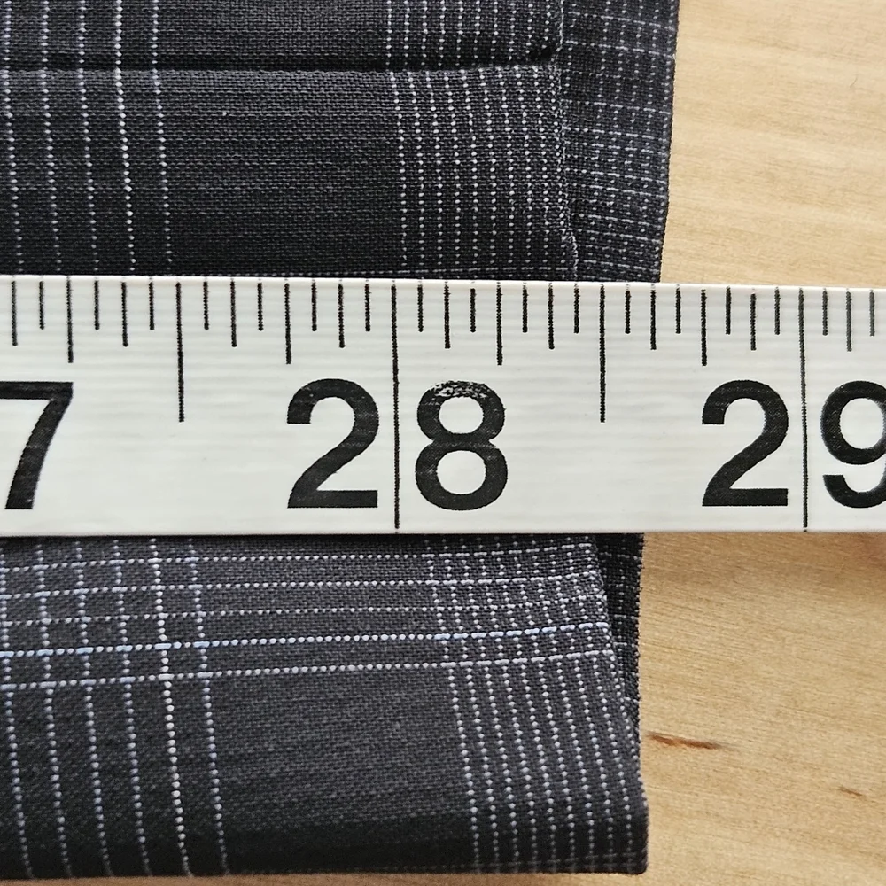 Nike Golf Fit Dry Pants Chino Pockets Black Gray Plaid Mens 36x32 Actual 36x28.5